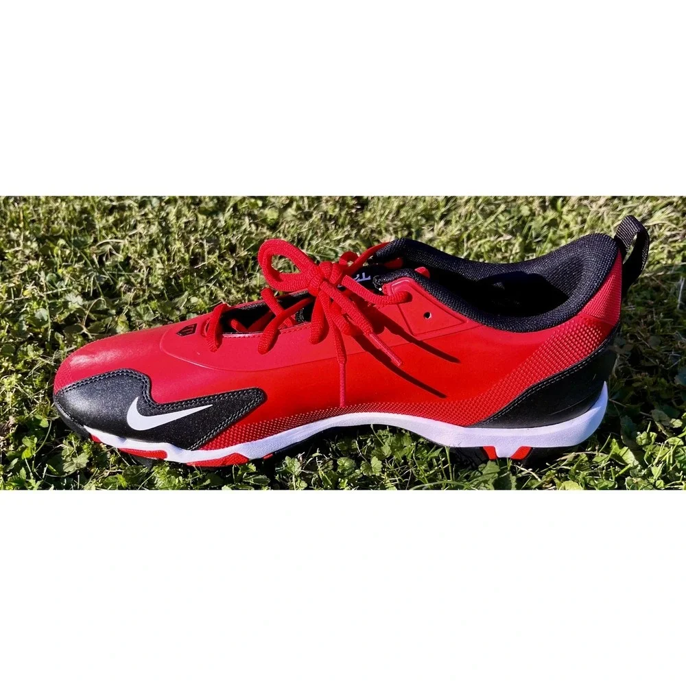 Nike‎ Trout Fastflex Shoes Mens Size 11.5 Red Baseball Cleats FB9728-600